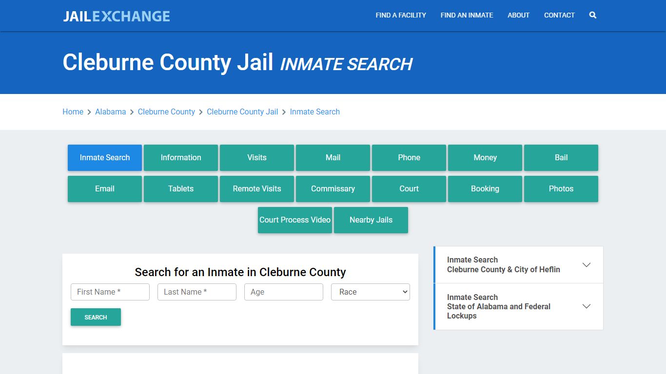 Cleburne County Jail, AL Inmate Search: Roster & Mugshots