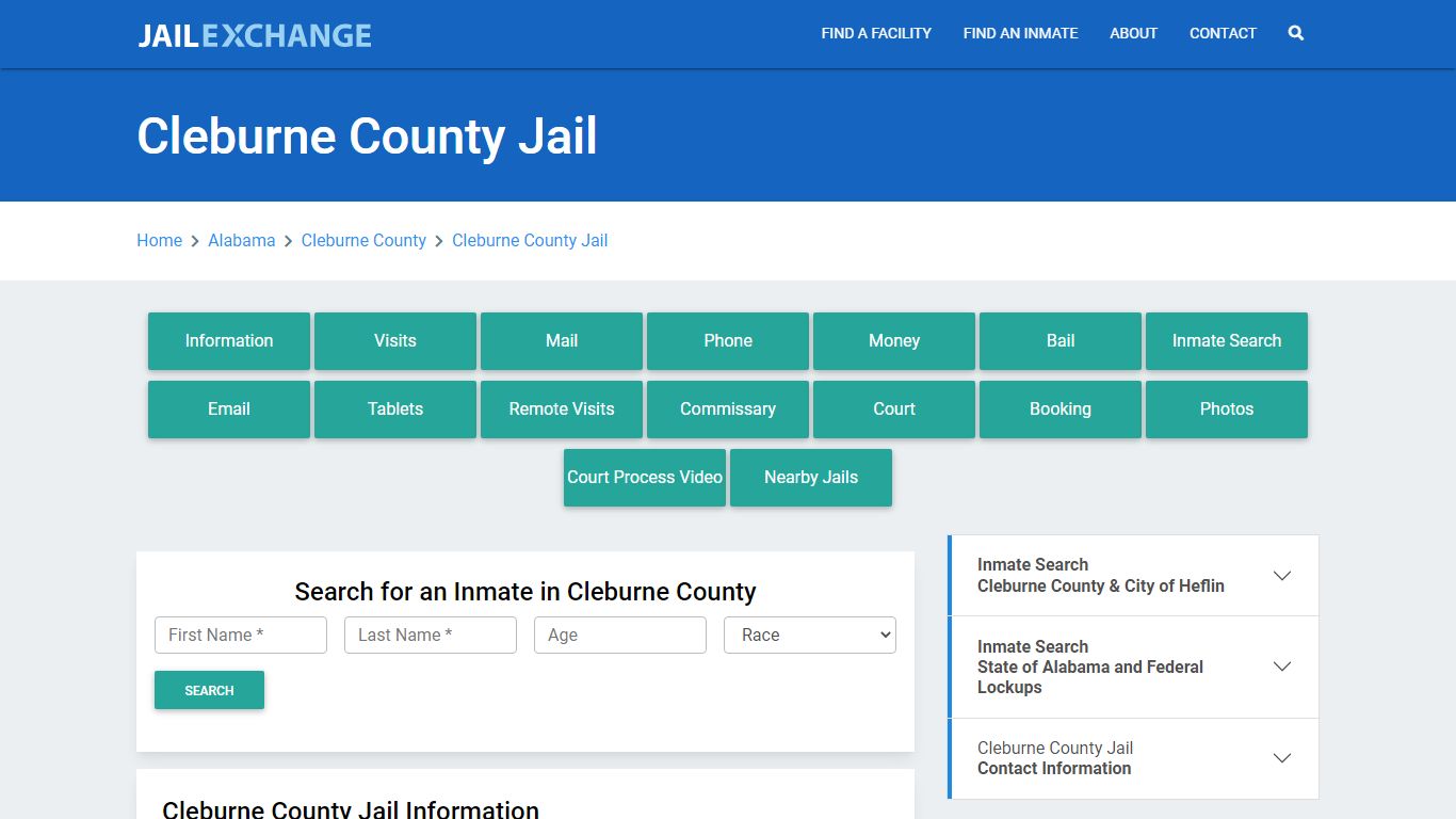 Cleburne County Jail Roster Lookup, AL, Inmate Search