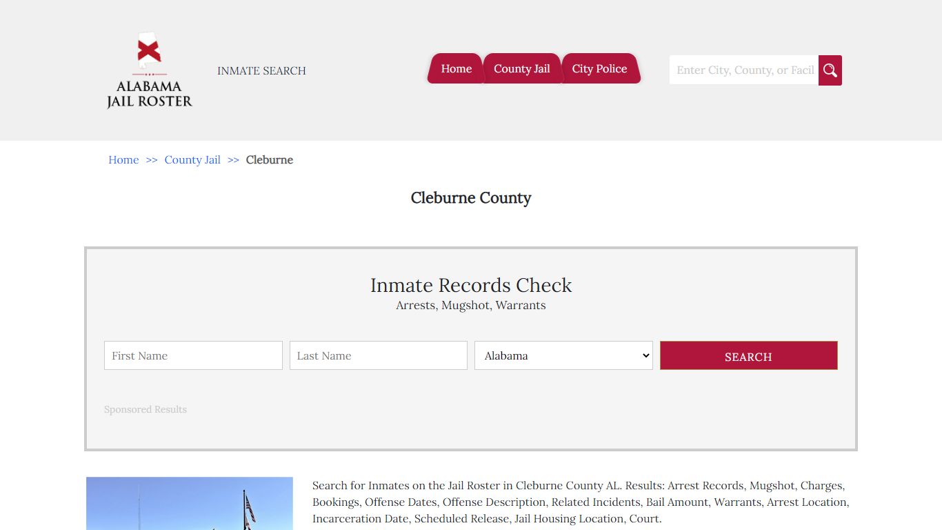 Cleburne County - Alabama Jail Inmate Search